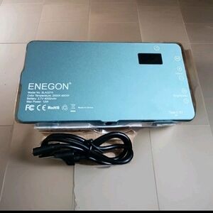 ENEGON 4000mAh Rechargeable mountable bicolor LED video light with mini panel